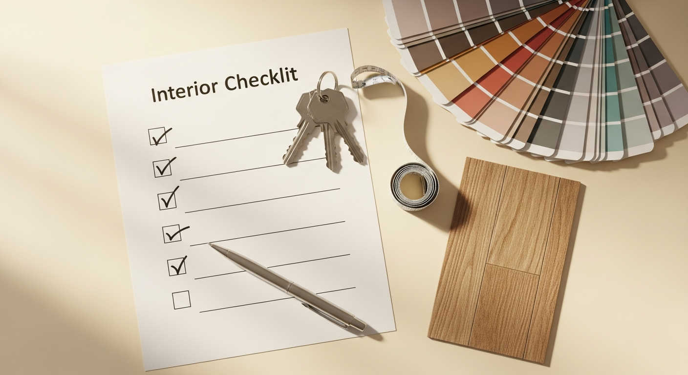 Interior Design Checklist for New Homeowners