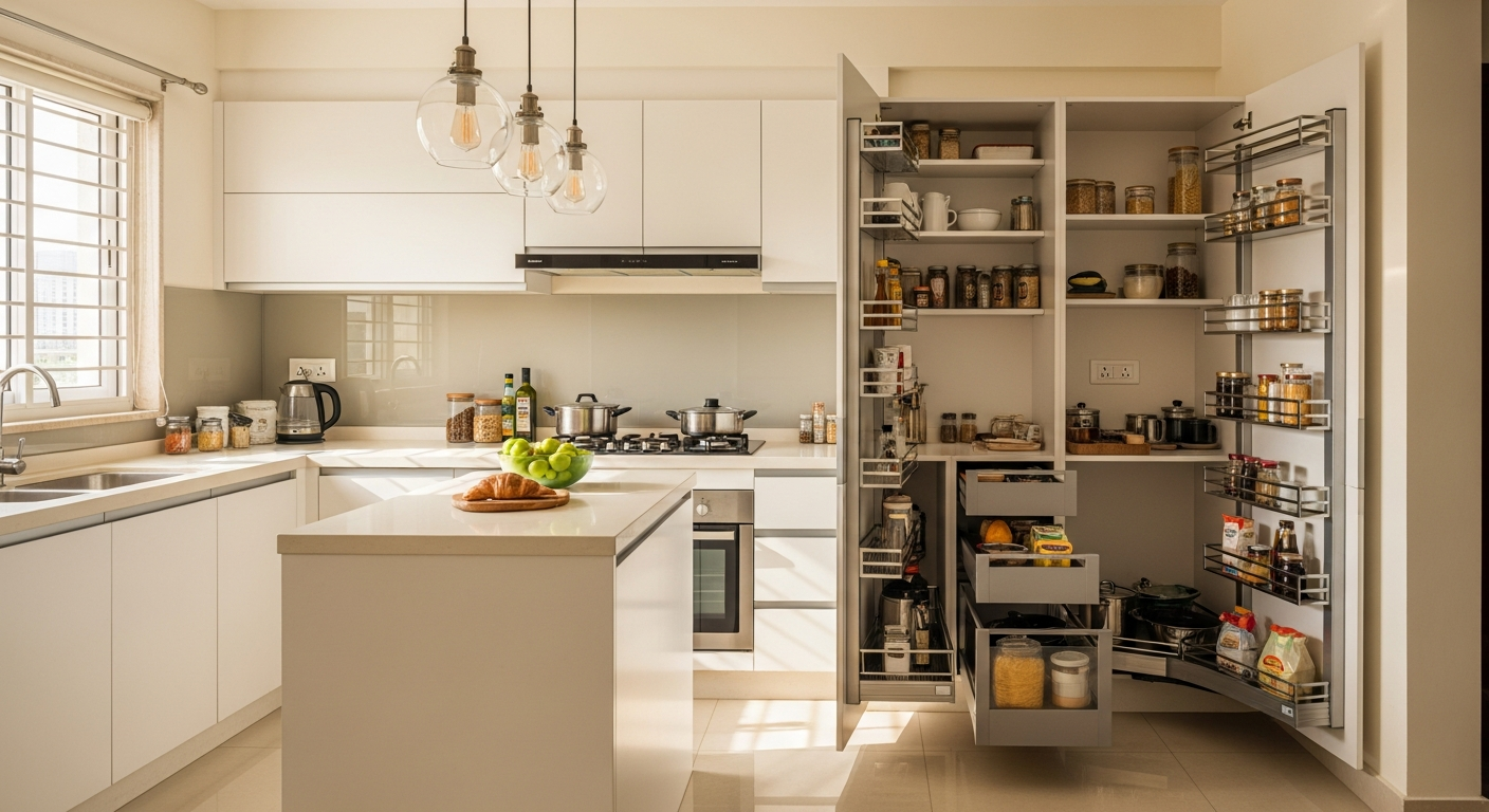 Kitchen Storage for Compact Flats