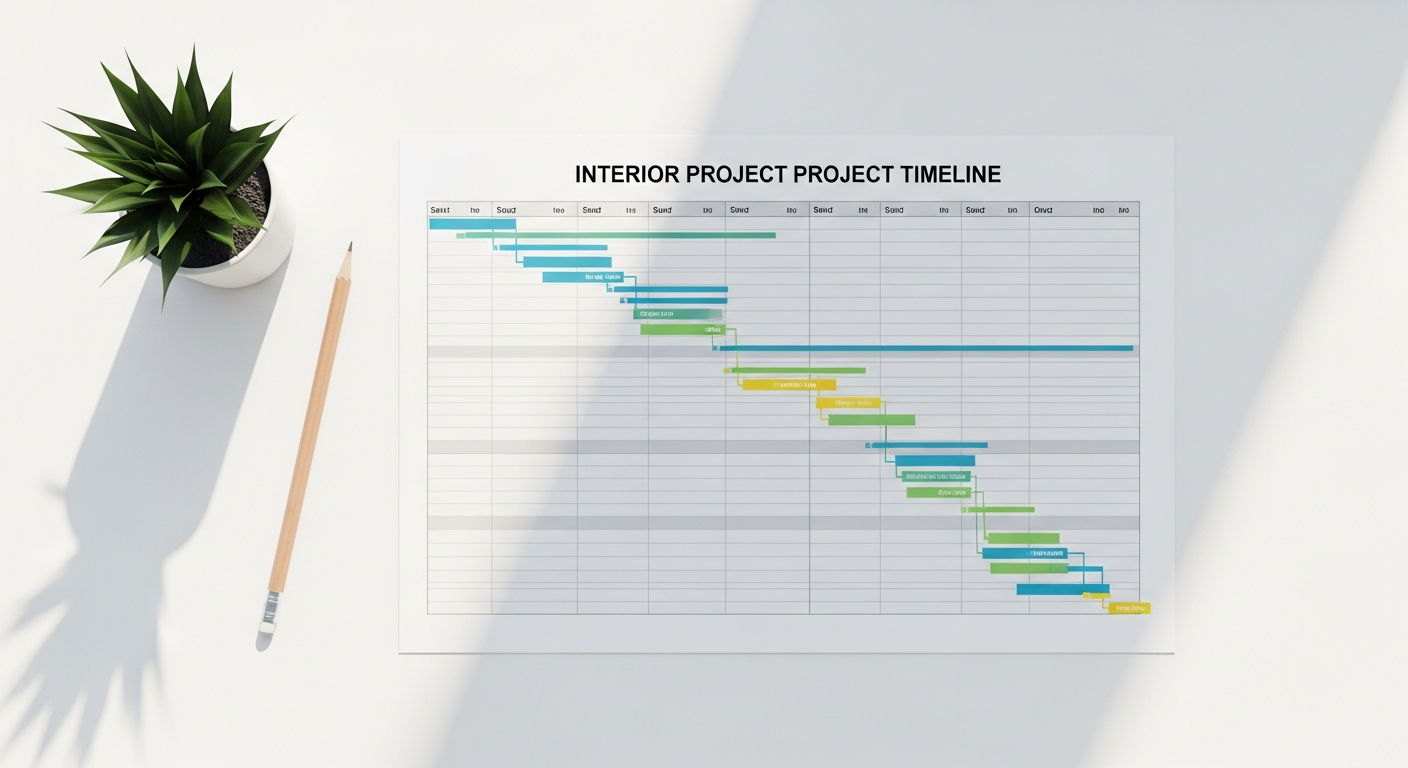 Complete Interior Design Timeline Week by Week